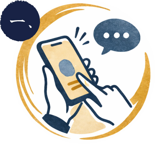 お問い合わせ・ご相談のイラスト